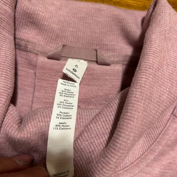 Lululemon High Line Pullover Size 6 - Picture 7 of 10
